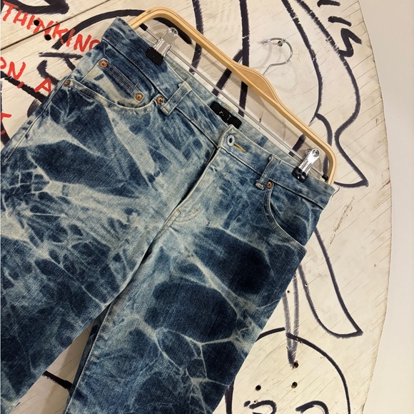 Vintage Atsuro Tayama Bleach Wash Flared Bootcut Jeans - Picture 3 of 10